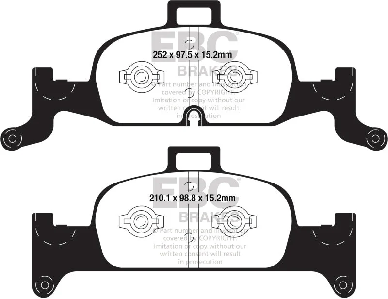 EBC - Front Yellowstuff Pad PN DP42290R