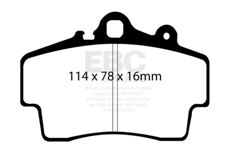 EBC - Front Yellowstuff Pad PN DP41207R