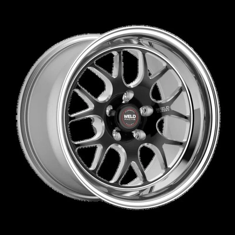 Weld S77 20x8 / 5x120mm BP / 4.3in BS Black Wheel (High Pad)