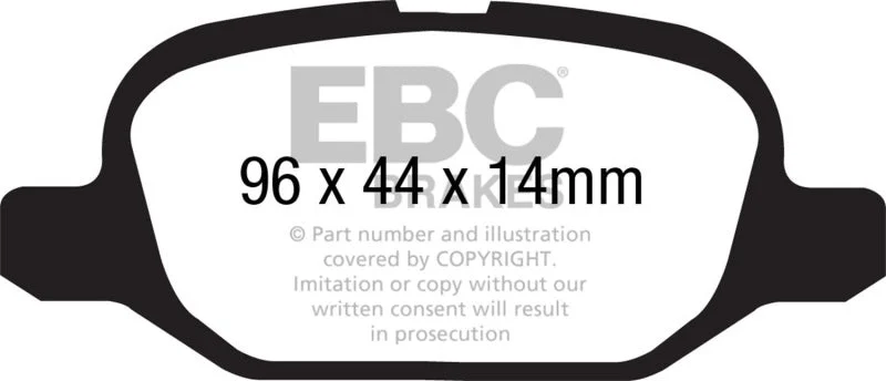 EBC - Rear Redstuff Pad PN DP31880C