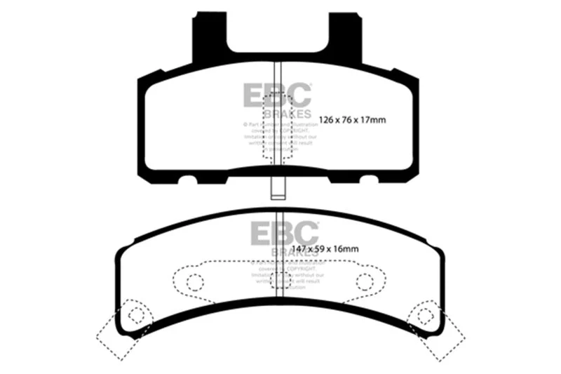 EBC - Front Yellowstuff Pad PN DP41273R