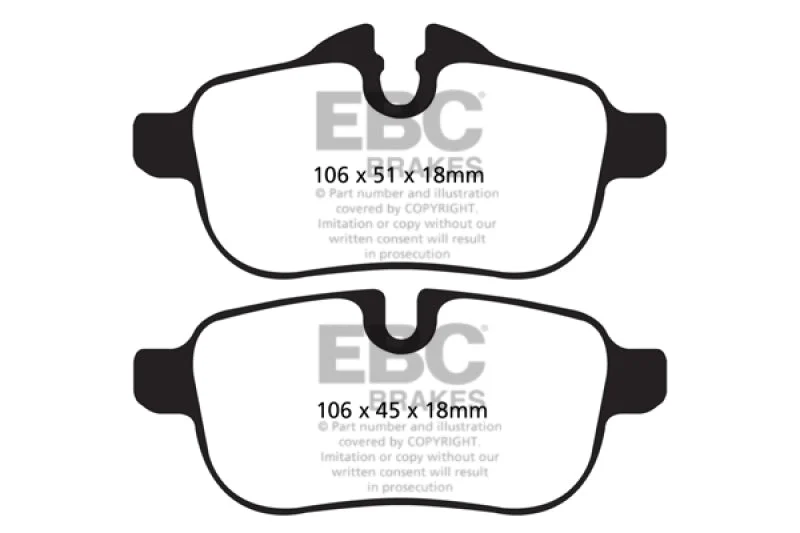 EBC - Rear Yellowstuff Pad PN DP42046R
