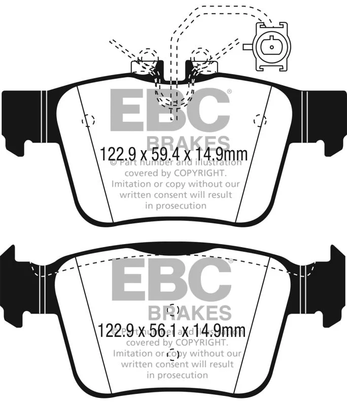 EBC - Rear Redstuff Pad PN DP32315C