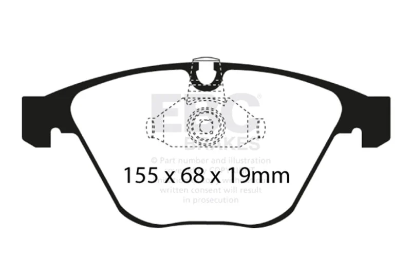 EBC - Front Yellowstuff Pad PN DP41449R