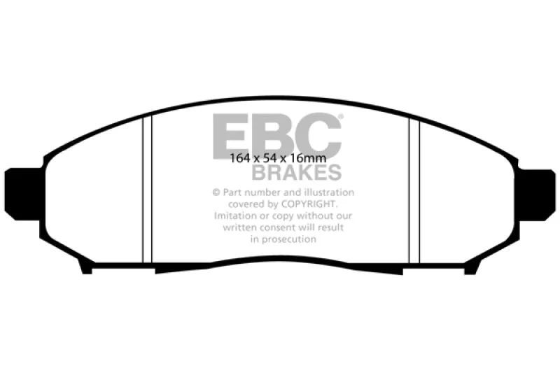 EBC - Front Greenstuff Pad PN DP61747