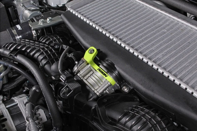 PERRIN 22-26 Subaru WRX / 19-25 Ascent / 20-25 Outback & Legacy Turbo TMIC Bracket - Neon Yellow