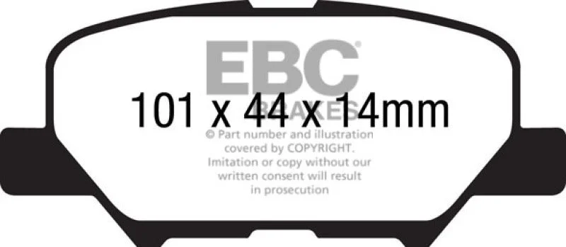 EBC - Rear Yellowstuff Pad PN DP42171R
