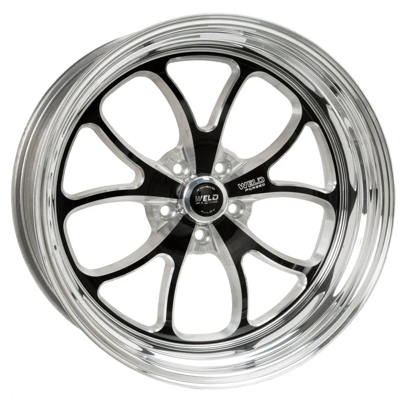 Weld S76 20x12 / 5x115mm BP / 6.75in. BS Black Wheel (3.18 ID High Pad)