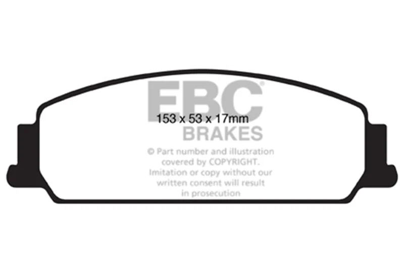 EBC - Front Redstuff Pad PN DP31833C