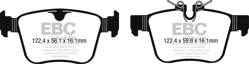 EBC - Rear Redstuff Pad PN DP32246C