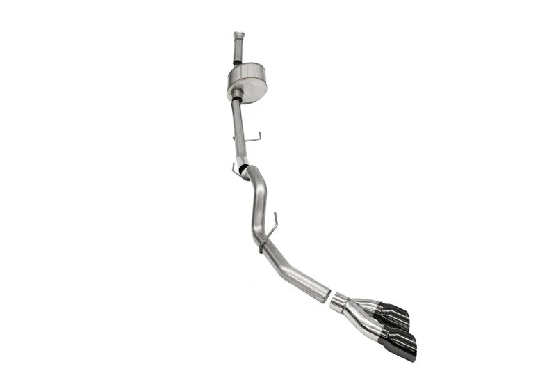 Corsa 2021-2025 Ford F-150 SuperCab/6.5in Bed 5.0L V8 Xtreme Cat-Back Single Side Exit-Black PVD