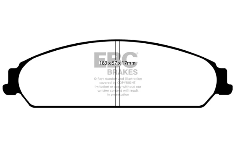 EBC - Front Redstuff Pad PN DP31724C