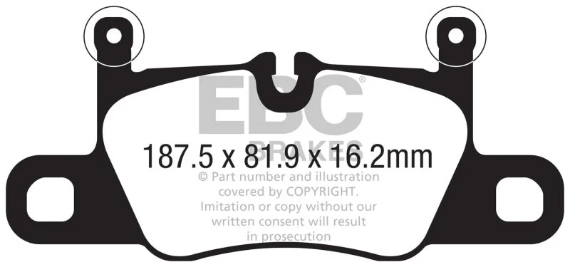 EBC - Rear Yellowstuff Pad PN DP42371R