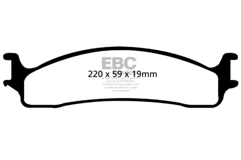 EBC - Front Greenstuff Pad PN DP61650