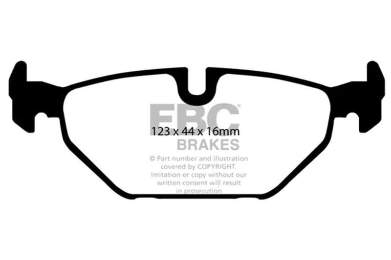 EBC - Rear Yellowstuff Pad PN DP41405R