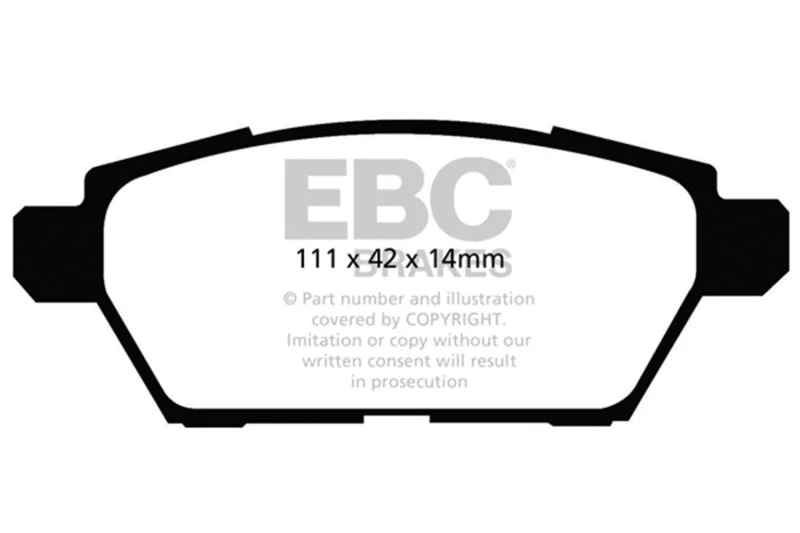 EBC - Rear Redstuff Pad PN DP31766C