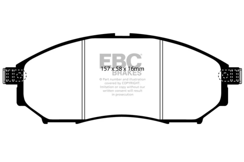 EBC - Front Greenstuff Pad PN DP61671