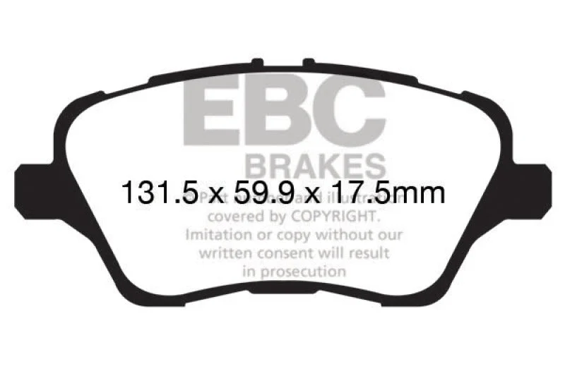 EBC - Front Greenstuff Pad PN DP22149