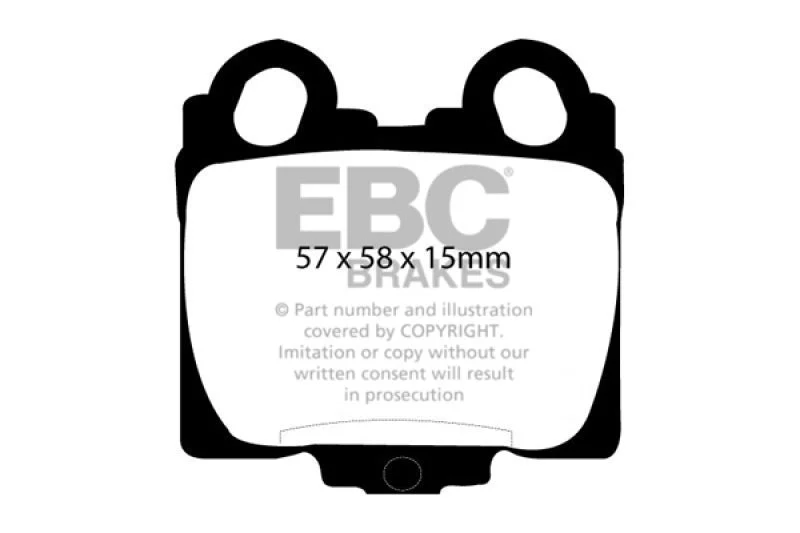 EBC - Rear Yellowstuff Pad PN DP41224R