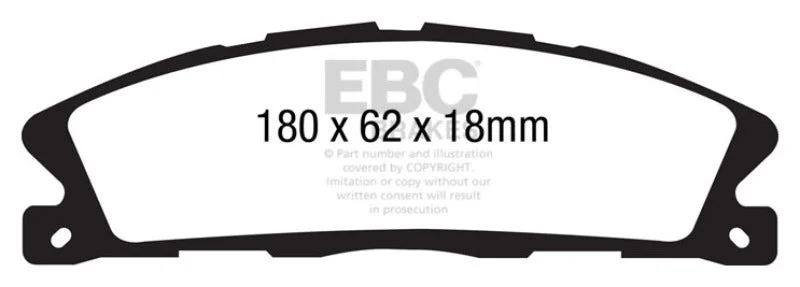EBC - Front Greenstuff Pad PN DP61886