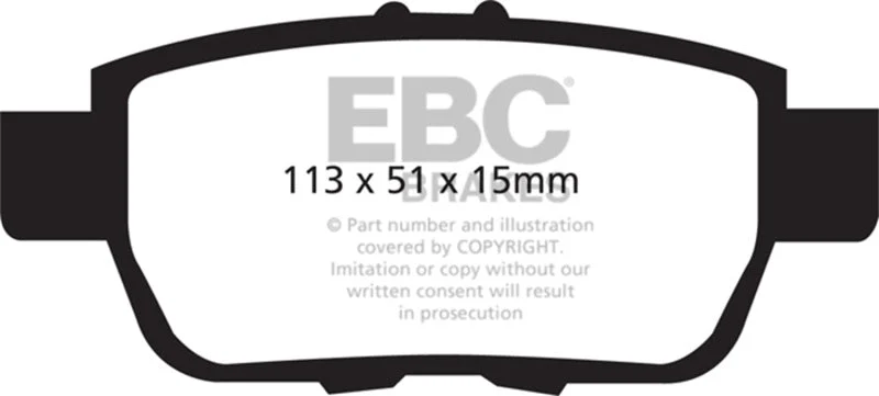 EBC - Rear Yellowstuff Pad PN DP41754R