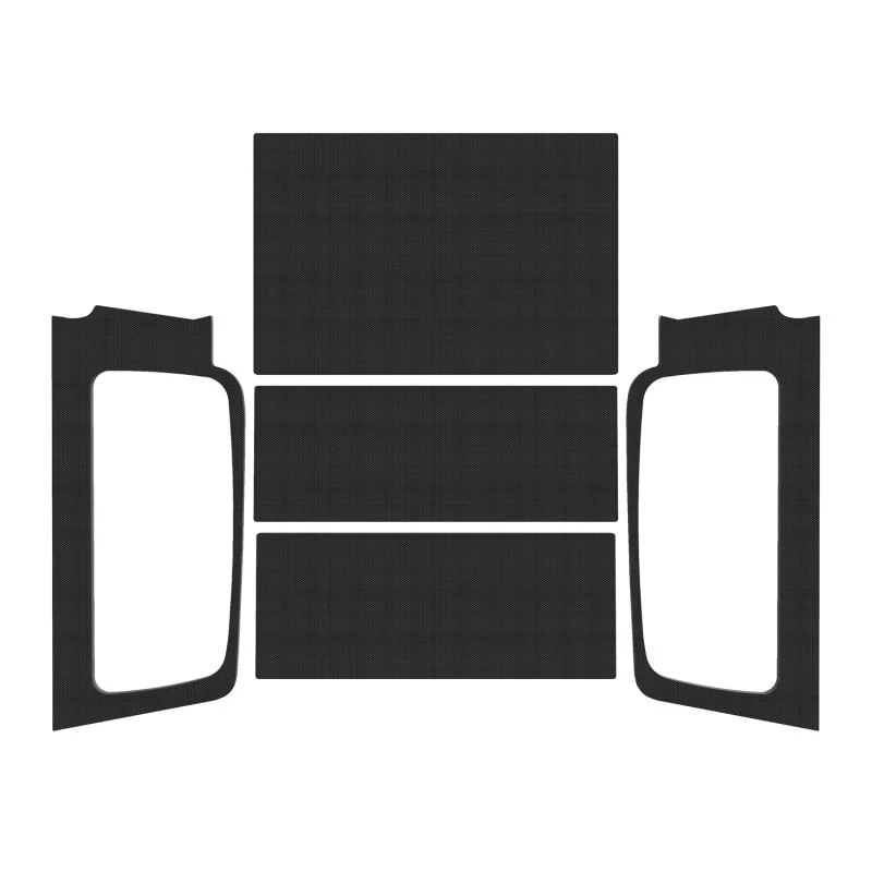 DEI 04-06 Jeep Wrangler LJ Unlimited Headliner Complete Kit - Black