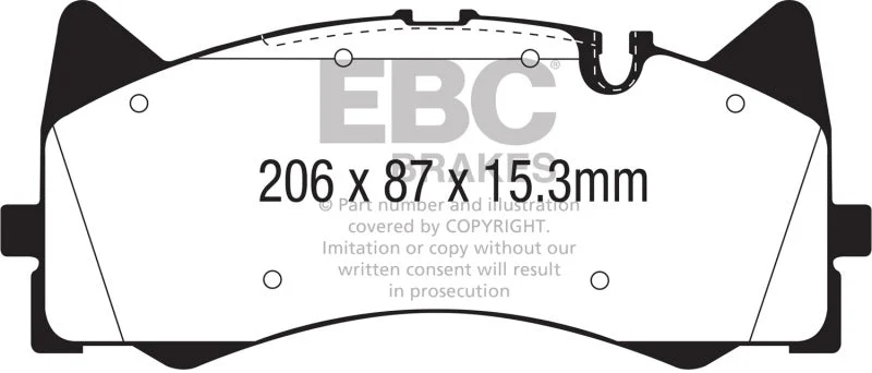 EBC - Front Yellowstuff Pad PN DP42298R