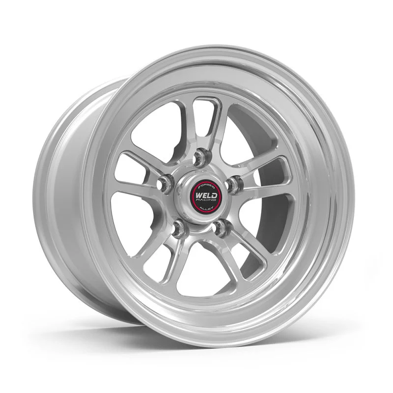 Weld S70 15x4 / 5x4.5 BP / 2.5in. BS Polished Wheel (Low Pad) - Non-Beadlock
