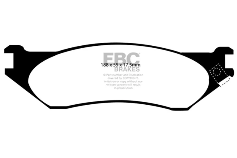 EBC - Front Greenstuff Pad PN DP61267