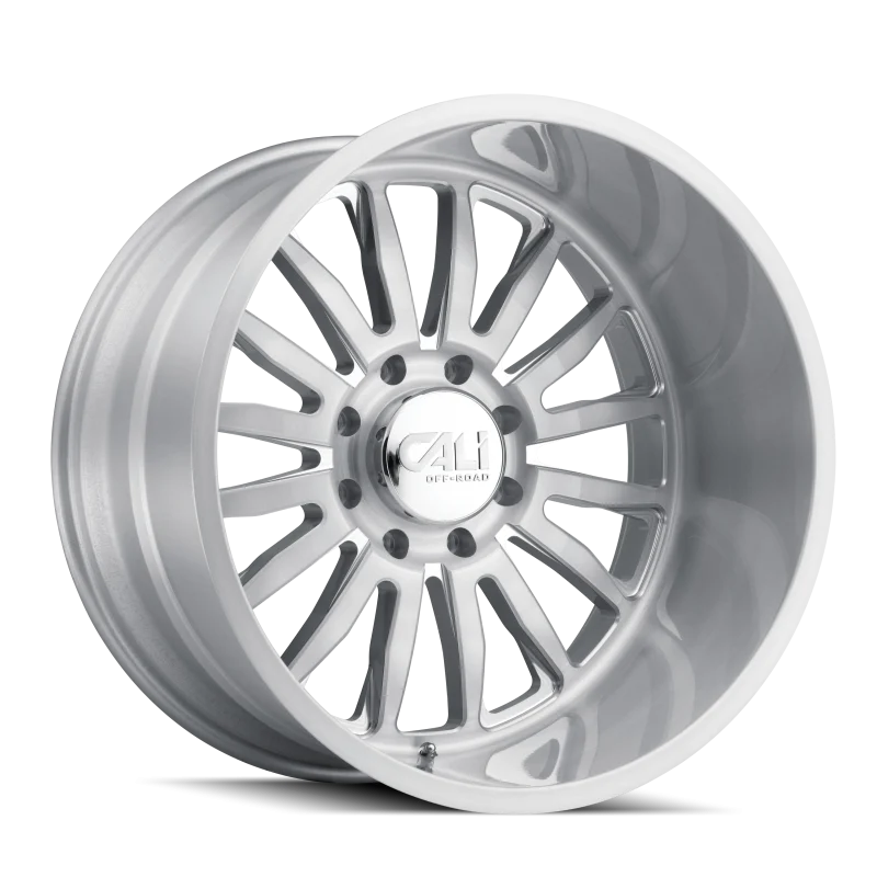 Cali Off-Road 9110 Summit 20x12 / 8x180 BP / -51mm Offset / 124.1mm Hub Brushed Milled Wheel