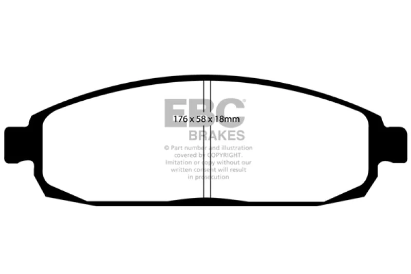 EBC - Front Greenstuff Pad PN DP61732