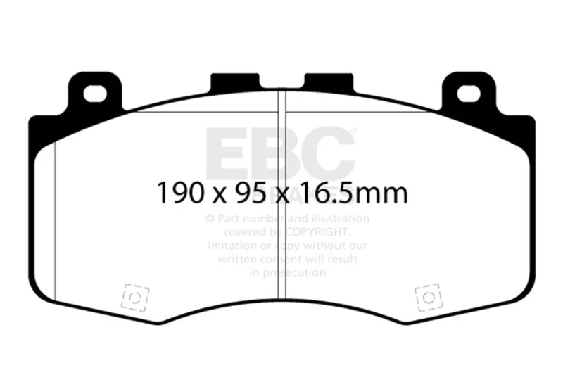EBC - Front Yellowstuff Pad PN DP42400R