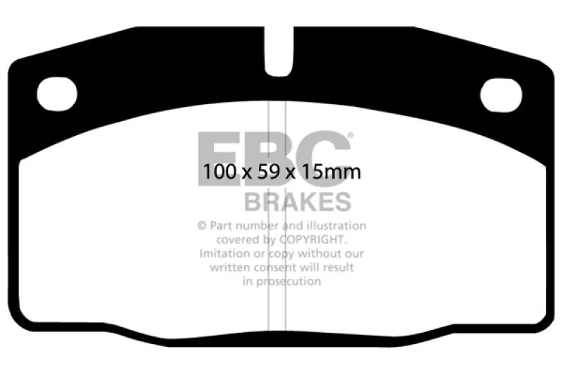 EBC - Front Greenstuff Pad PN DP2325