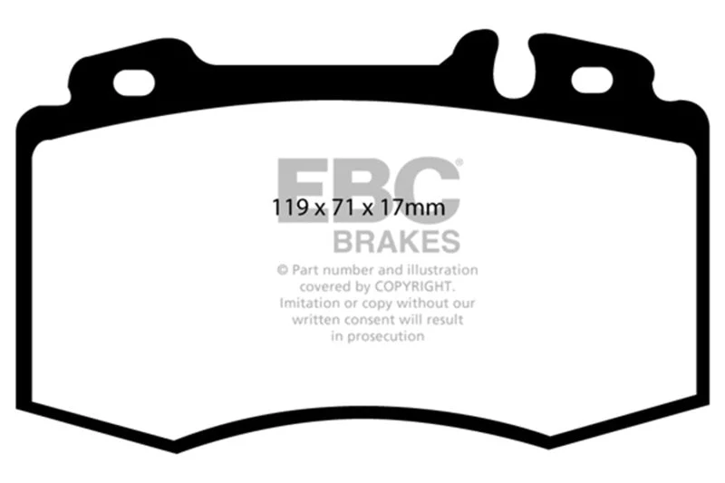 EBC - Front Yellowstuff Pad PN DP41363R