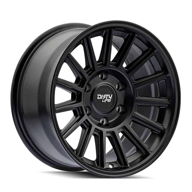 Dirty Life Journey 9316 17x8.5 / 5x127 BP / 0mm Offset / 78.1mm Hub Matte Black Wheel