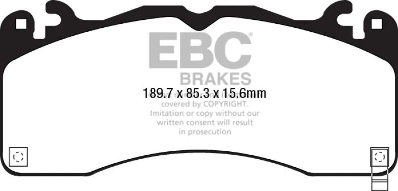 EBC - Front Yellowstuff Pad PN DP43040R