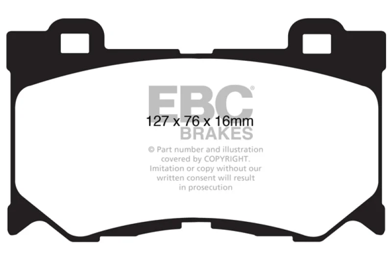 EBC - Front Yellowstuff Pad PN DP41823R