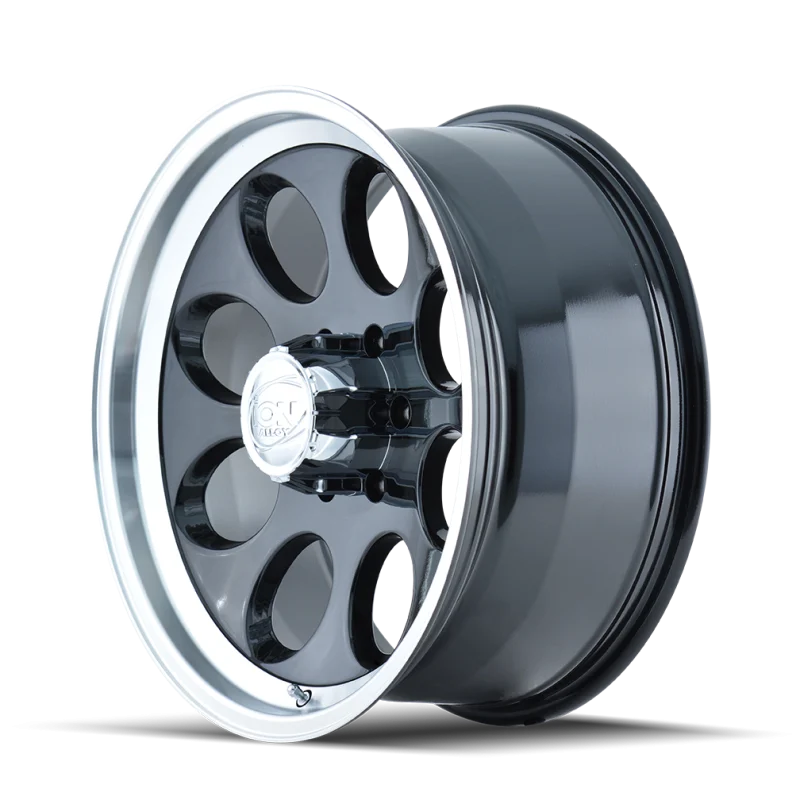 ION Type 171 15x8 / 6x114.3 BP / -27mm Offset / 83.82mm Hub Black/Machined Wheel