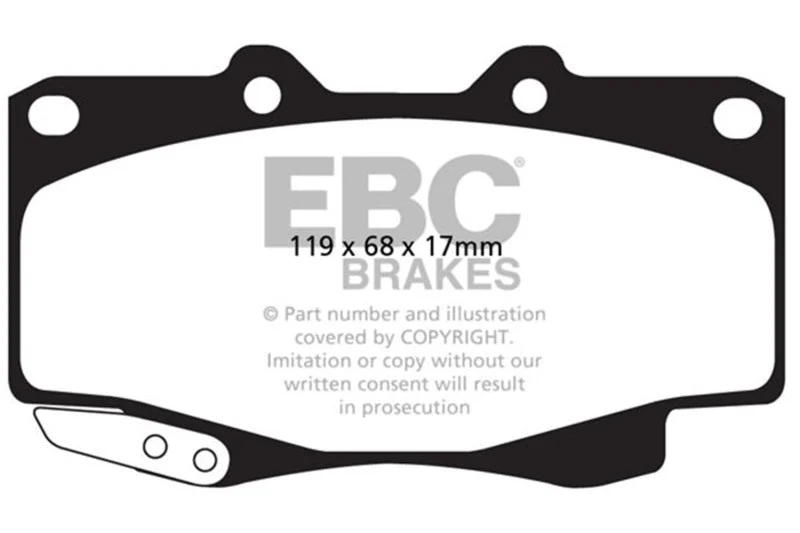 EBC - Front Greenstuff Pad PN DP62005