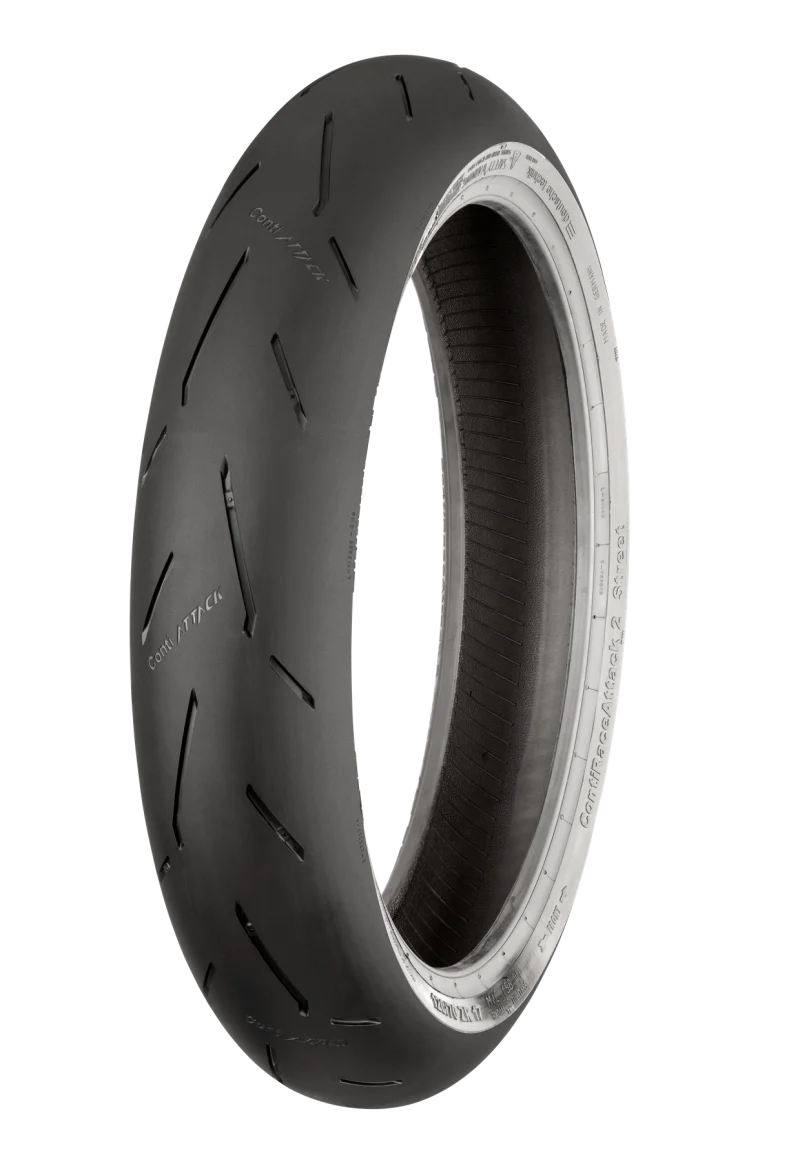 Continental ContiRaceAttack 2 Medium - 120/70 ZR17 M/C 58W TL Front