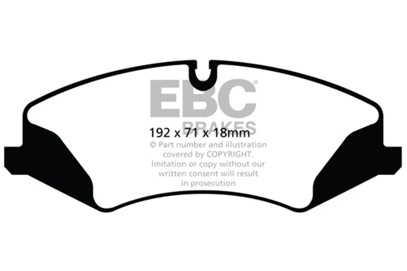 EBC - Front Yellowstuff Pad PN DP42123R