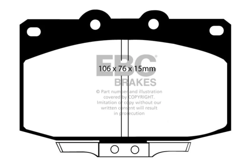 EBC - Front Greenstuff Pad PN DP2763