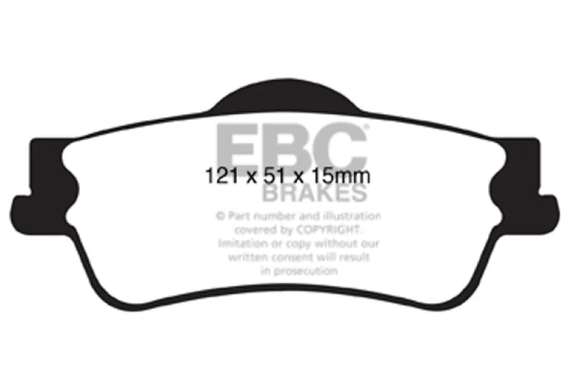 EBC - Rear Yellowstuff Pad PN DP41834R