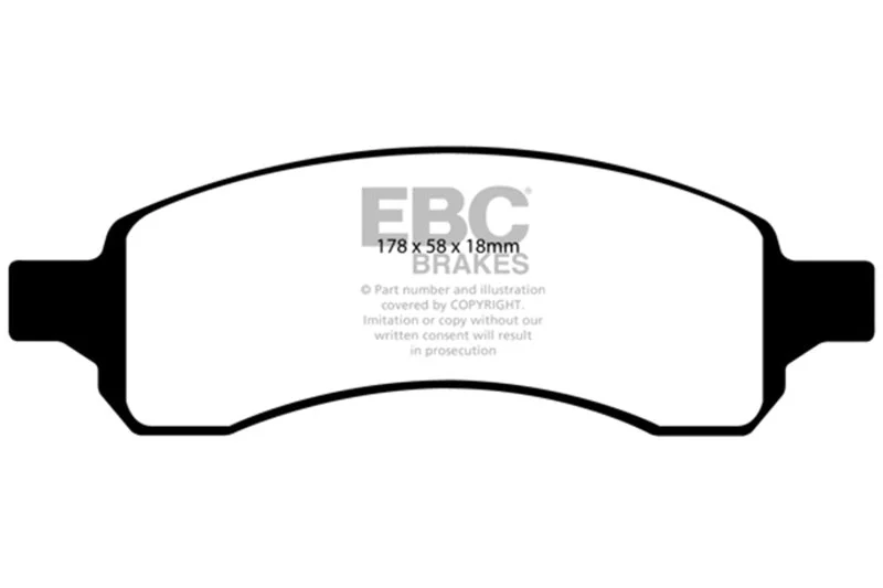 EBC - Front Greenstuff Pad PN DP61761