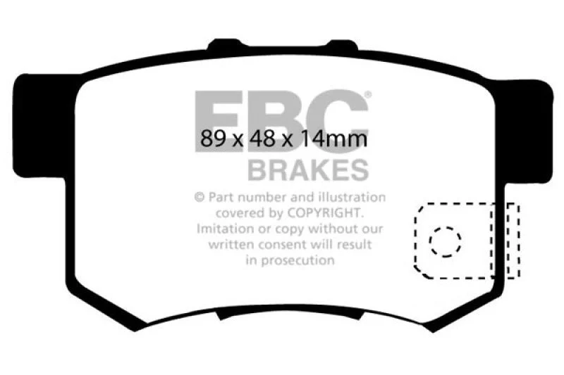 EBC - Rear Yellowstuff Pad PN DP41193R