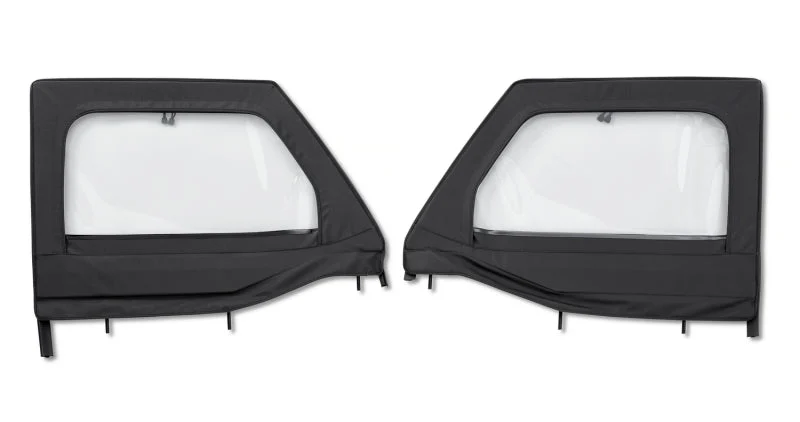 Bestop 20-26 Jeep Gladiator / 18-26 Wrangler JL Element Upper Doors (Front Black Diamond)