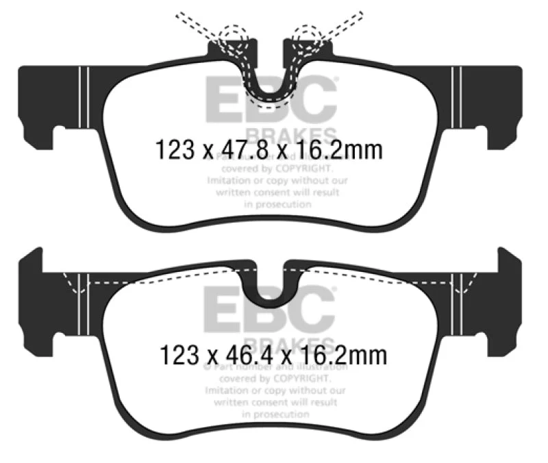 EBC - Rear Redstuff Pad PN DP32235C