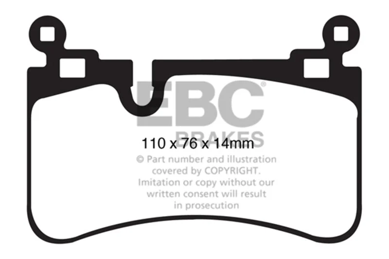 EBC - Rear Redstuff Pad PN DP31839C