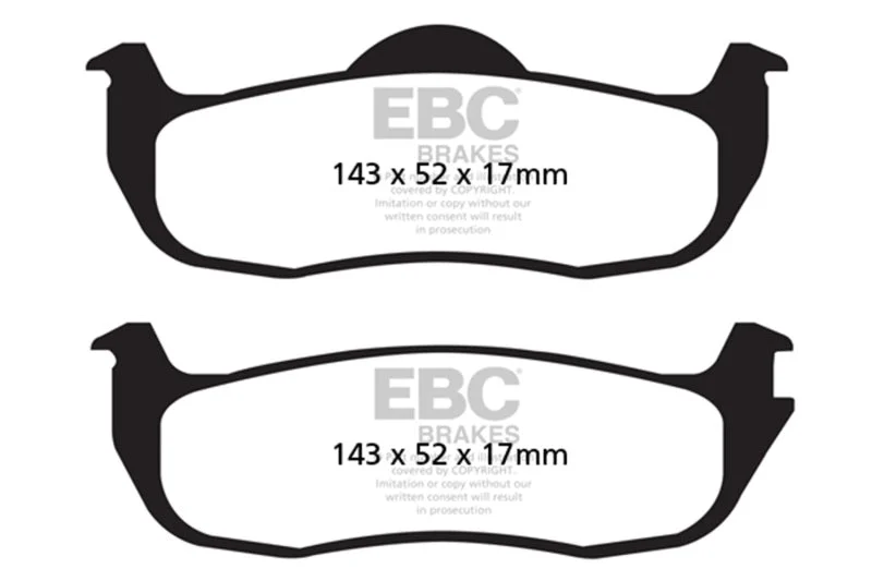 EBC - Rear Yellowstuff Pad PN DP41707R