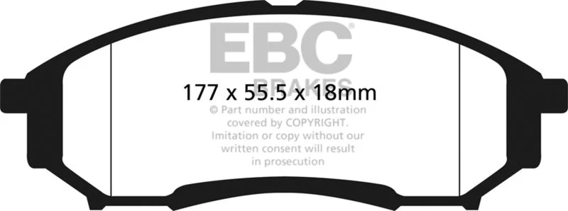 EBC Extra Duty - Rear Pad PN ED91778